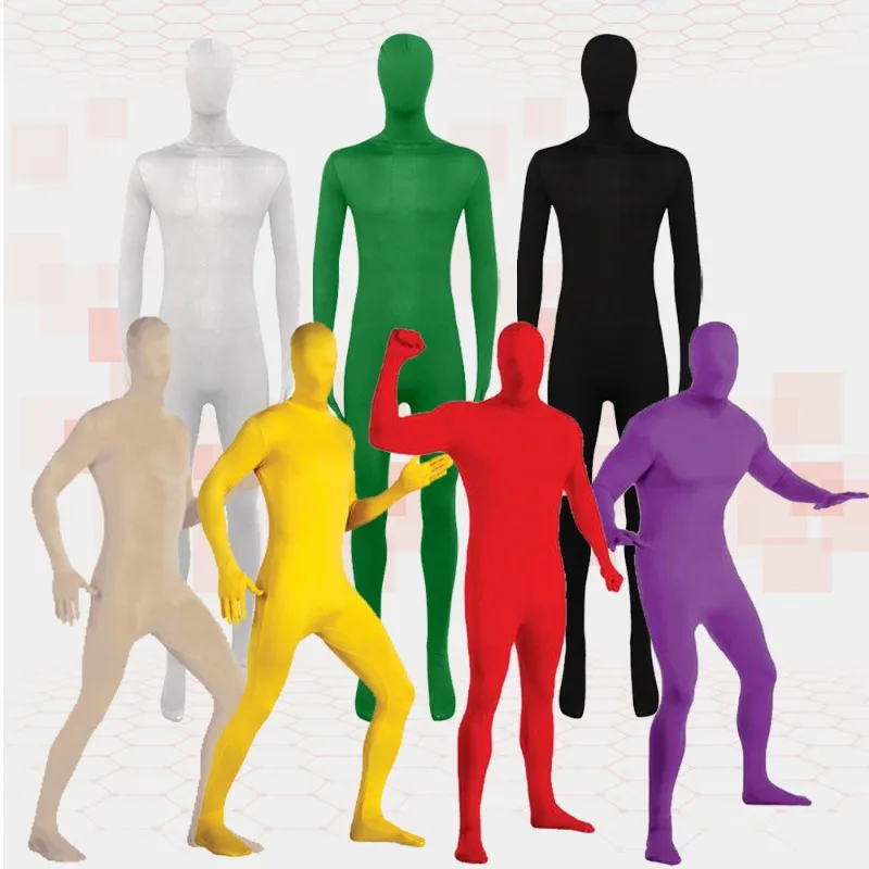 

Fursuit Undergarment Bodysuit Cosplay Invisibility Jumpsuit Various Colors Tight Costume Stage Performance Outfit for Women Men
