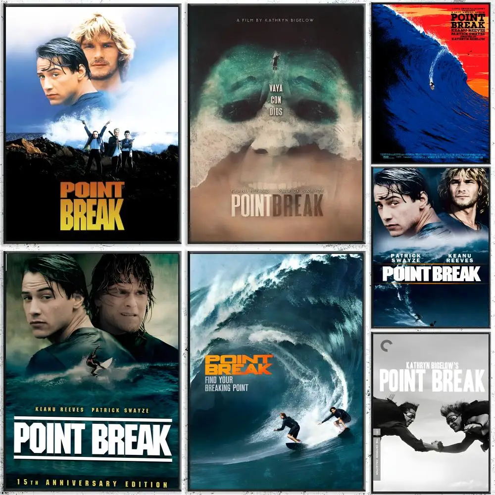 POINT BREAK Poster Waterproof Wall Art Sticker For Bar Living Room Vintage Room Decor High Quality Print Gift