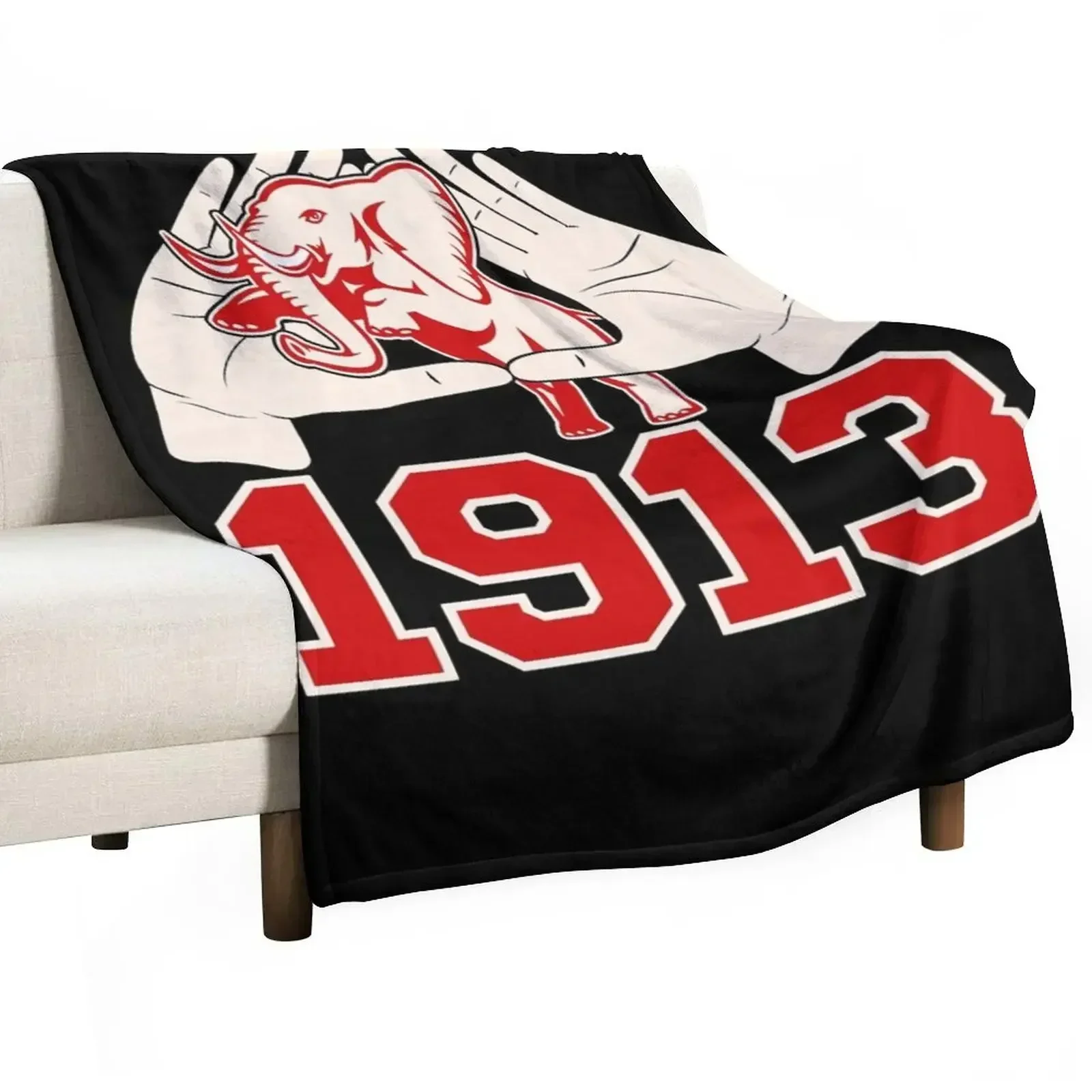 Delta 1913 Sigma Theta For Fans Throw Blanket Luxury Thicken Soft Beds Blankets