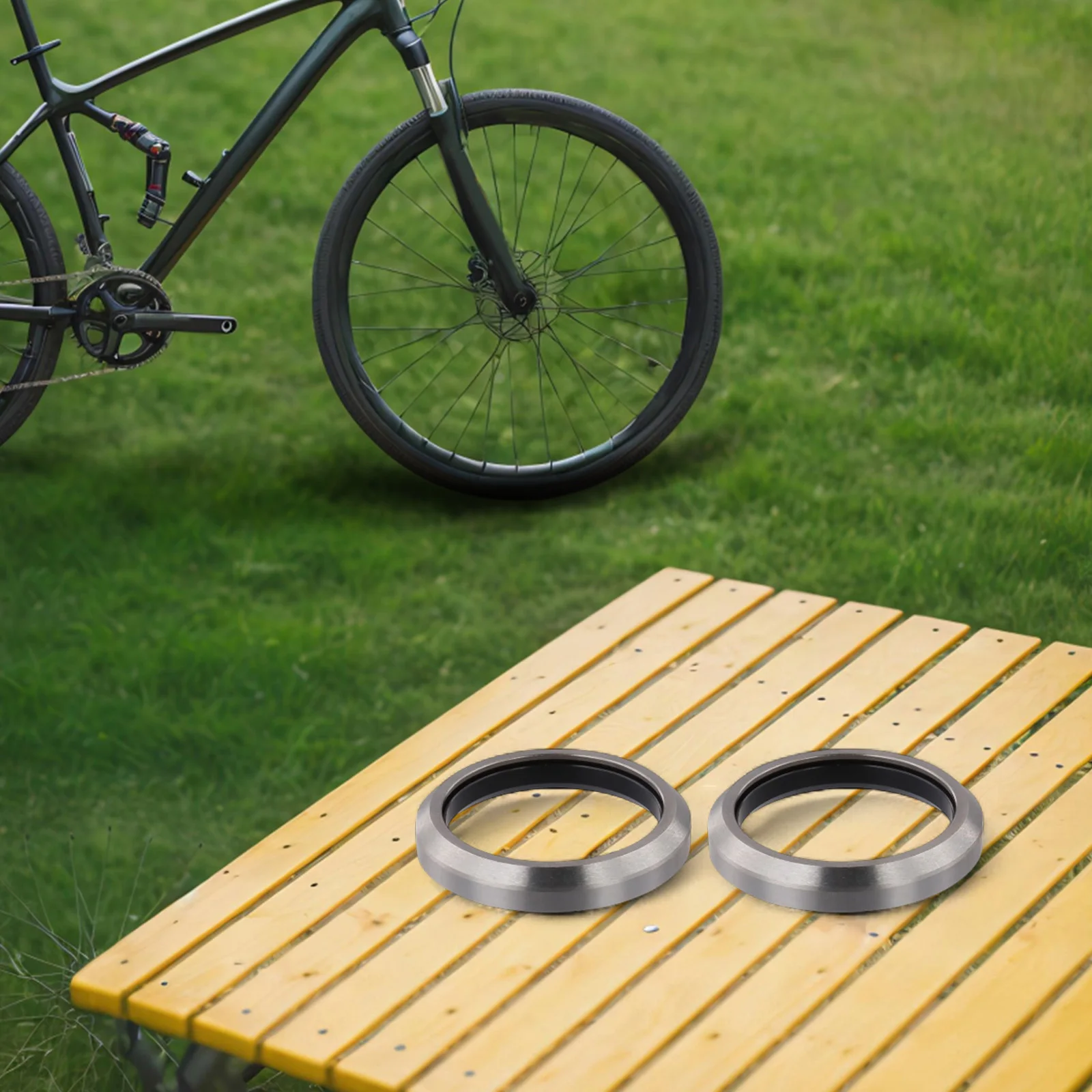 

51.8x40x8mm Bearings Rubber Sealing Cover Bicycle Repair Bike Maintenance 36 Degrees Inside Bevel Dust Cover Type