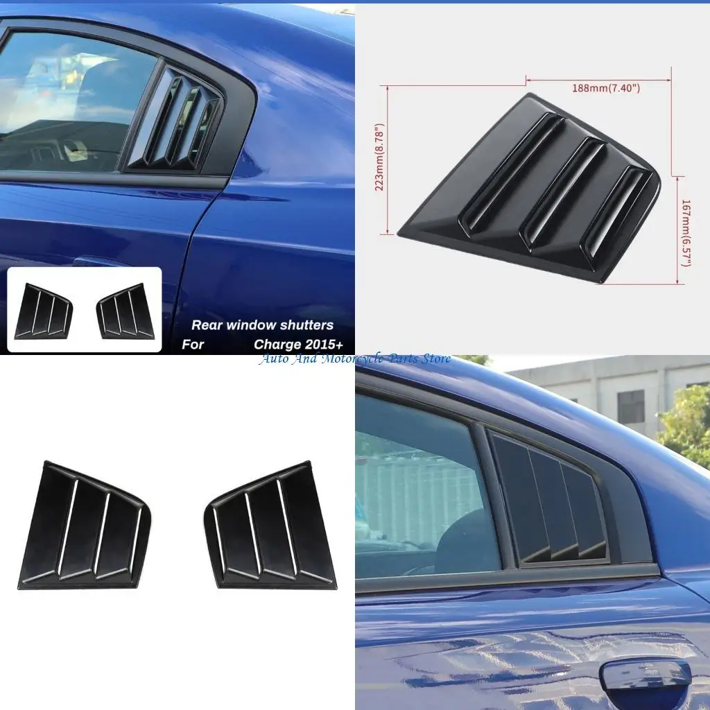 P9FD Weather Resistant ABS Side Window Louvers Simple Auto Accessories Simple Installation for Car Models After 2011 Year