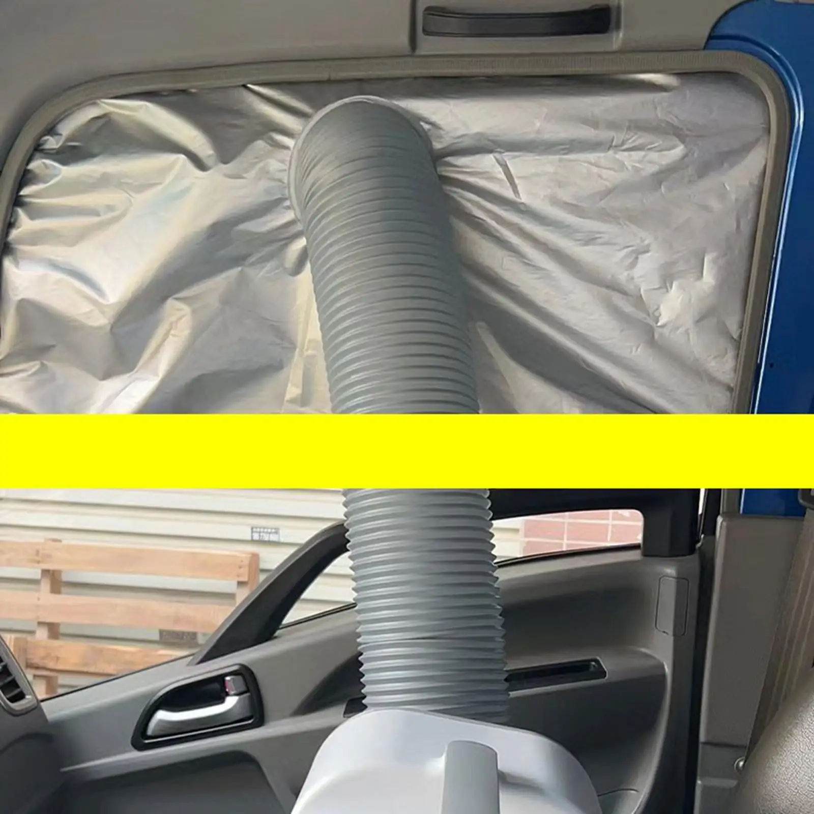 Vehicles Air Conditioner Hose Window Cloth Cover Thickened Soft Cloth Parts Shading Cover Sun Protection for Suvs Cars