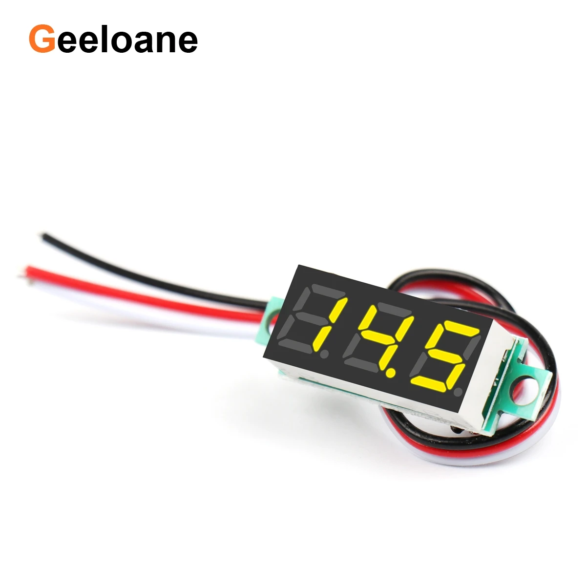 0.28 "Mini LED الفولتميتر الرقمي تيار مستمر 0-100 فولت 3 أسلاك 3 أرقام الجهد عداد لوحة عرض متر لتقوم بها بنفسك شاشة ديجيتال الفولتميتر