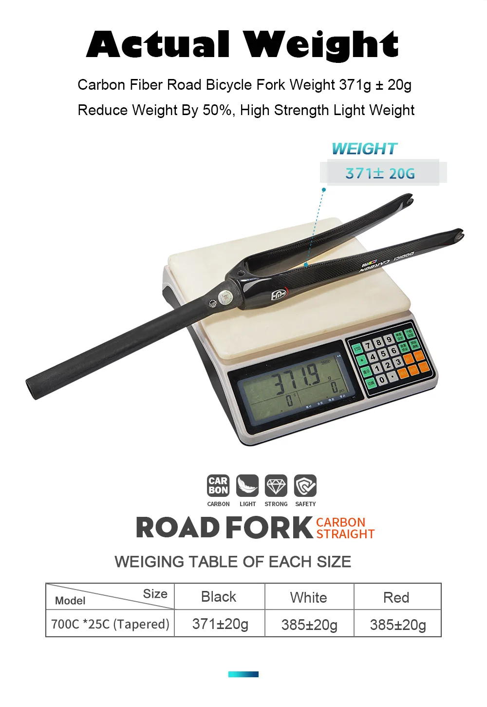 

Полностью карбоновая вилка для шоссейного велосипеда 700C, вилка для велосипедного спинного канала, цельная карбоновая вилка для соревнований по велосипеде, детали для велосипеда 28,6 мм