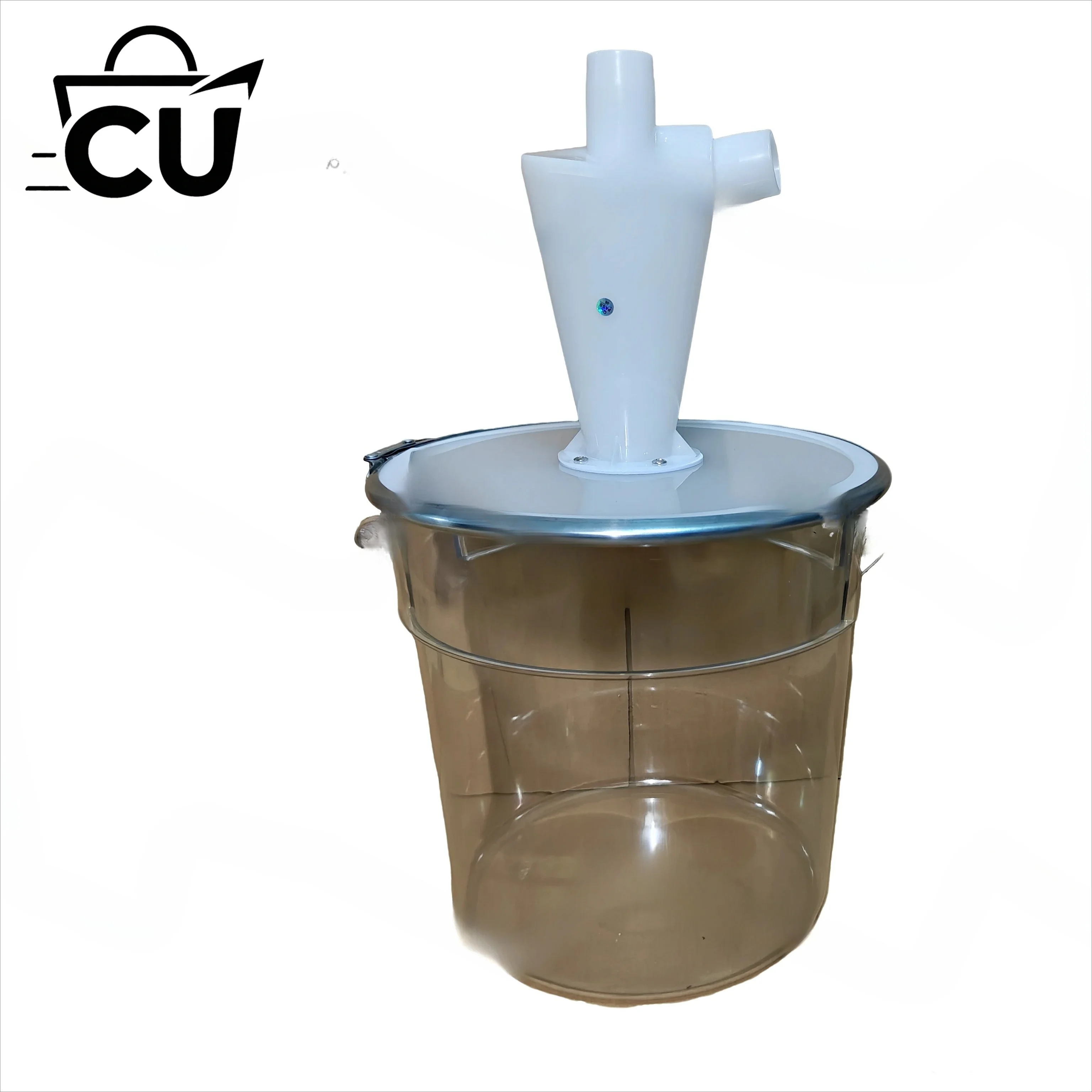 Small Cyclone Dust Collector Transparent Sealed Bucket Woodworking Cyclone Dust Collector Cyclone Separator