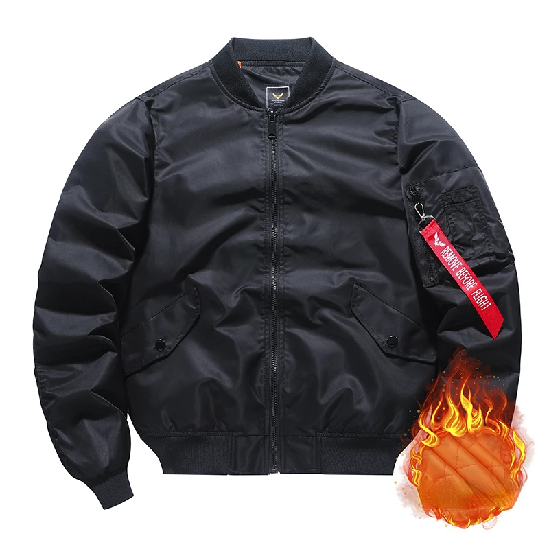 2024 neue Herren Baseball jacke Winter mode lässig dick warm wind dicht gefüllt Baumwoll mantel Herbst Straße Retro Motorrad mantel