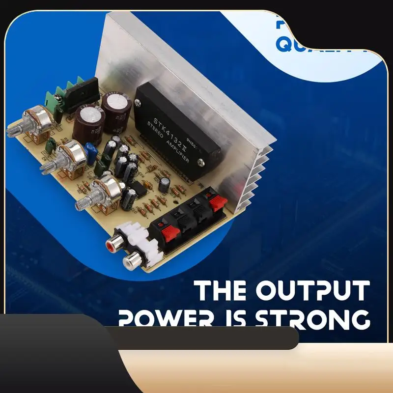 

AM0408 Universal 2.0 Channel Digital Power Audio Stereo Amplifier Board DC 12V STK Thick Film Series Amplifier Board-T44C