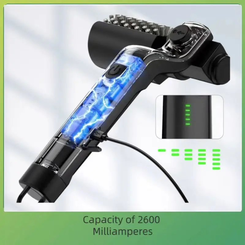 Cordless Electric BBQ Grill Brush, Rechargeable Heavy Duty Grease Cleaner, Multifunctional Barbecue Rack Cleaning Brush for Gril