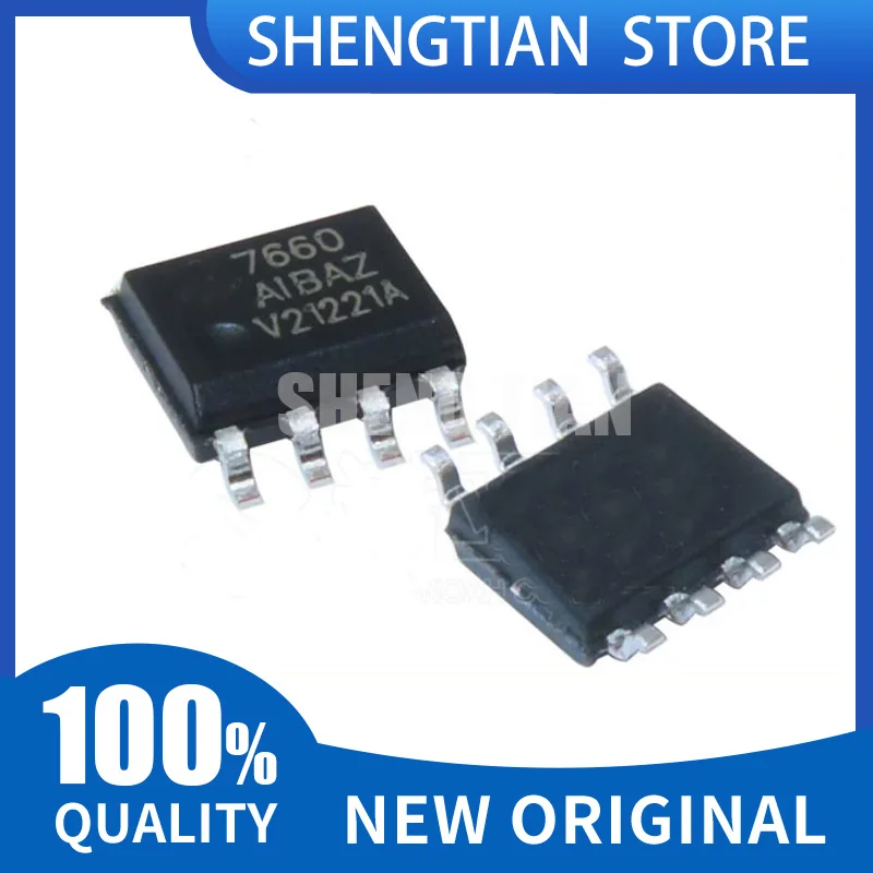 10-20/PCS New ICL7660 7660 AIBAZ ICL7660AIBAZ SOP8 DC/DC power converter chip In Stock