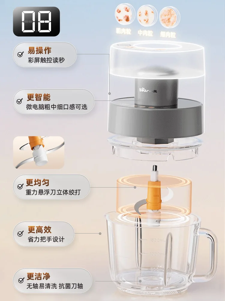 

Meat grinder household electric small automatic multi-functional meat filling thickness cooking machine meat grinder