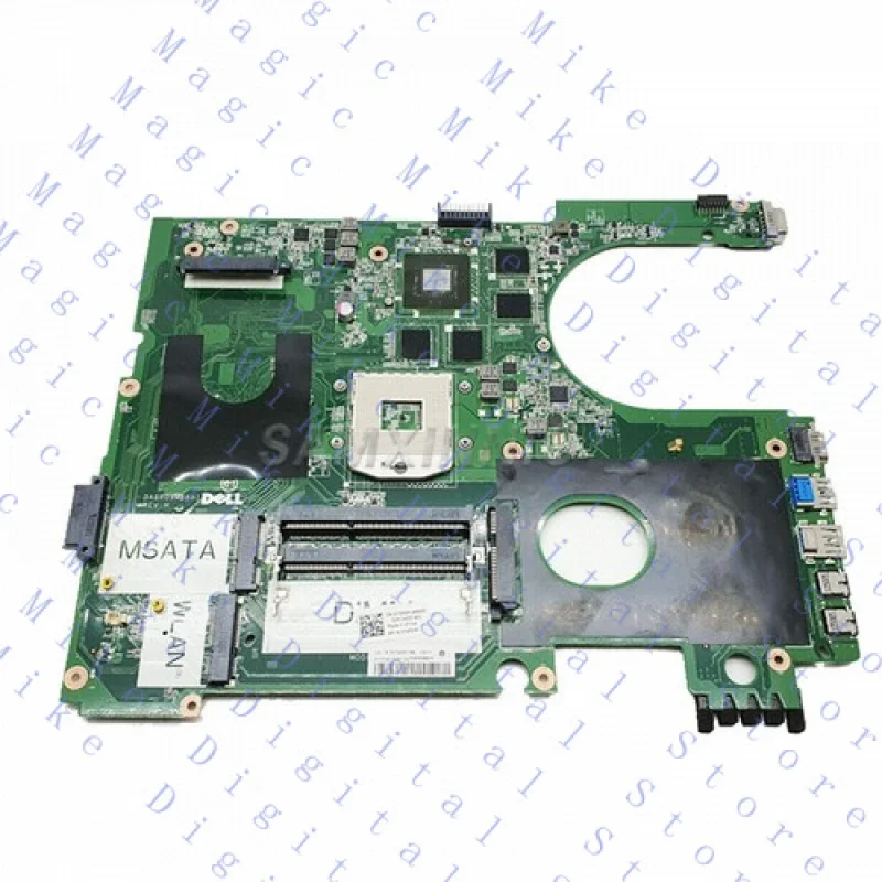 H  For Dell Inspiron 17R 7720 Motherboard DA0R09MB6H1 CN-072P0M 072P0M DDR3 GT650M