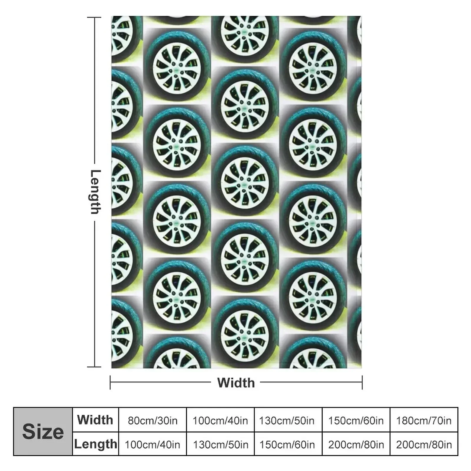 Tire Art Throw Blanket couch cozy soft plush fuzzy picnic outdoor blanket