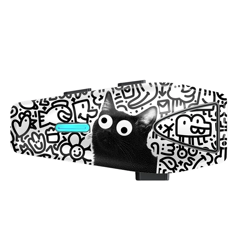 ل ASMAX S1 سماعة رأس بخاصية البلوتوث ملصقات الزخرفية طبقة رقيقة واقية مخصصة الجلد التفاف تعديل الملحقات الجمالية #2