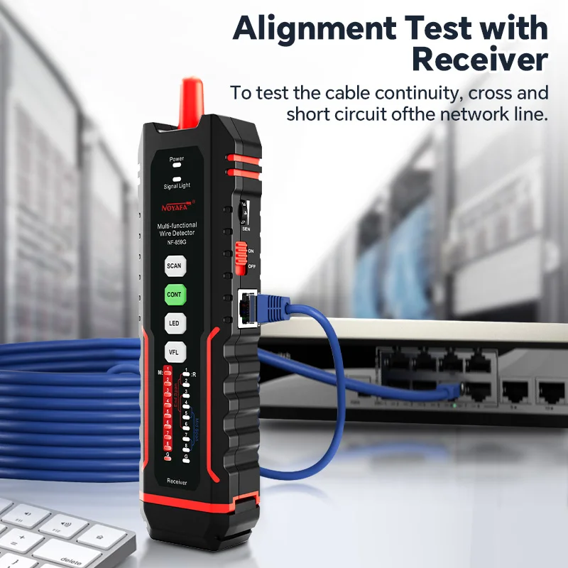 NOYAFA new updated multifunctional NF-859GK network cable tester with IP scan function Ping testing POE testing Tester