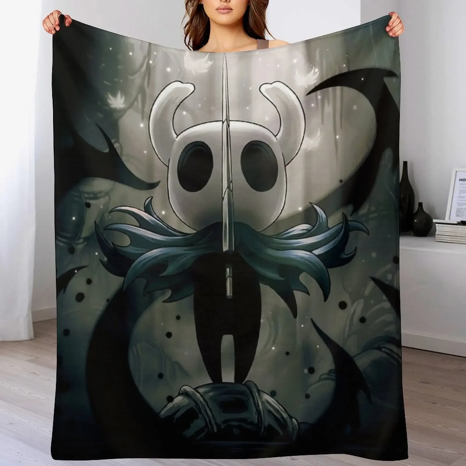 Hollow Knight Throw Blanket Stylish Warm Blanket for Living Room Bedroom