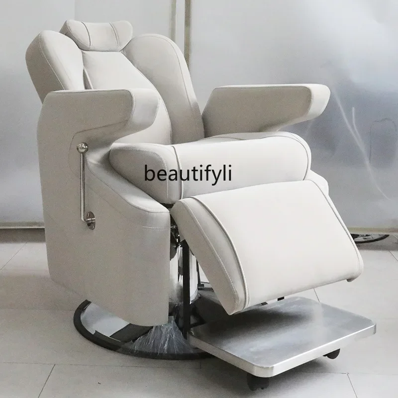 كرسي العناية بالشعر zqq يمكن أن يتكئ كرسي علاج الرأس كرسي صالون تجميل رفع كرسي قص الشعر #4