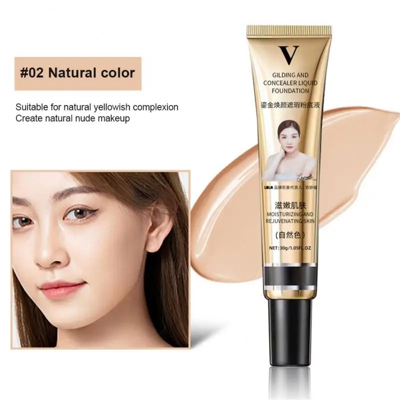 Foundation lang anhaltende natürliche natürlich aussehende BB-Creme beliebte Gold abdeckung feuchtigkeit spendende strahlende Teint Ubub Make-up heißesten