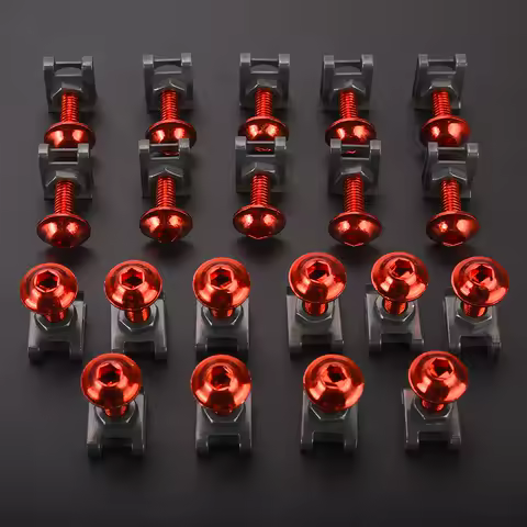 6MM Fairing Bolts Nuts Kit Body Fastener Clips Screw Car Nuts For Honda CBR1000F CBR1000RR CBR1100XX CBR125R CBR150R CBR250
