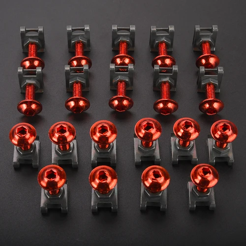 Imagen 2 del producto Kit de tuercas y pernos de carenado para motocicleta, Clips de sujeción para el cuerpo, tuerca de tornillo para coche para BMW K100RT K1100LT K1100RS K1200GT K1200LT K1200R K1200S