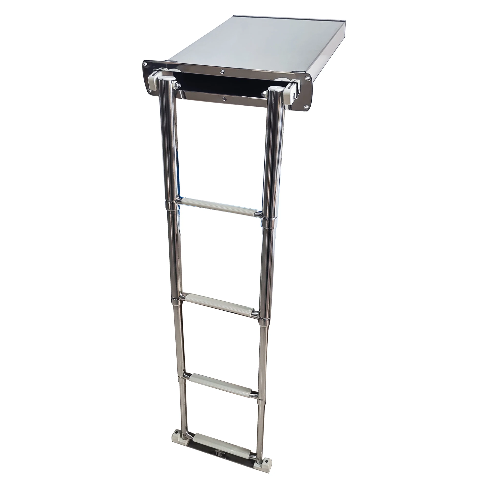 

4 steps Box ladder Marine ladder Drop down Under water Stainless Steel 316 for Marine Boat Yacht