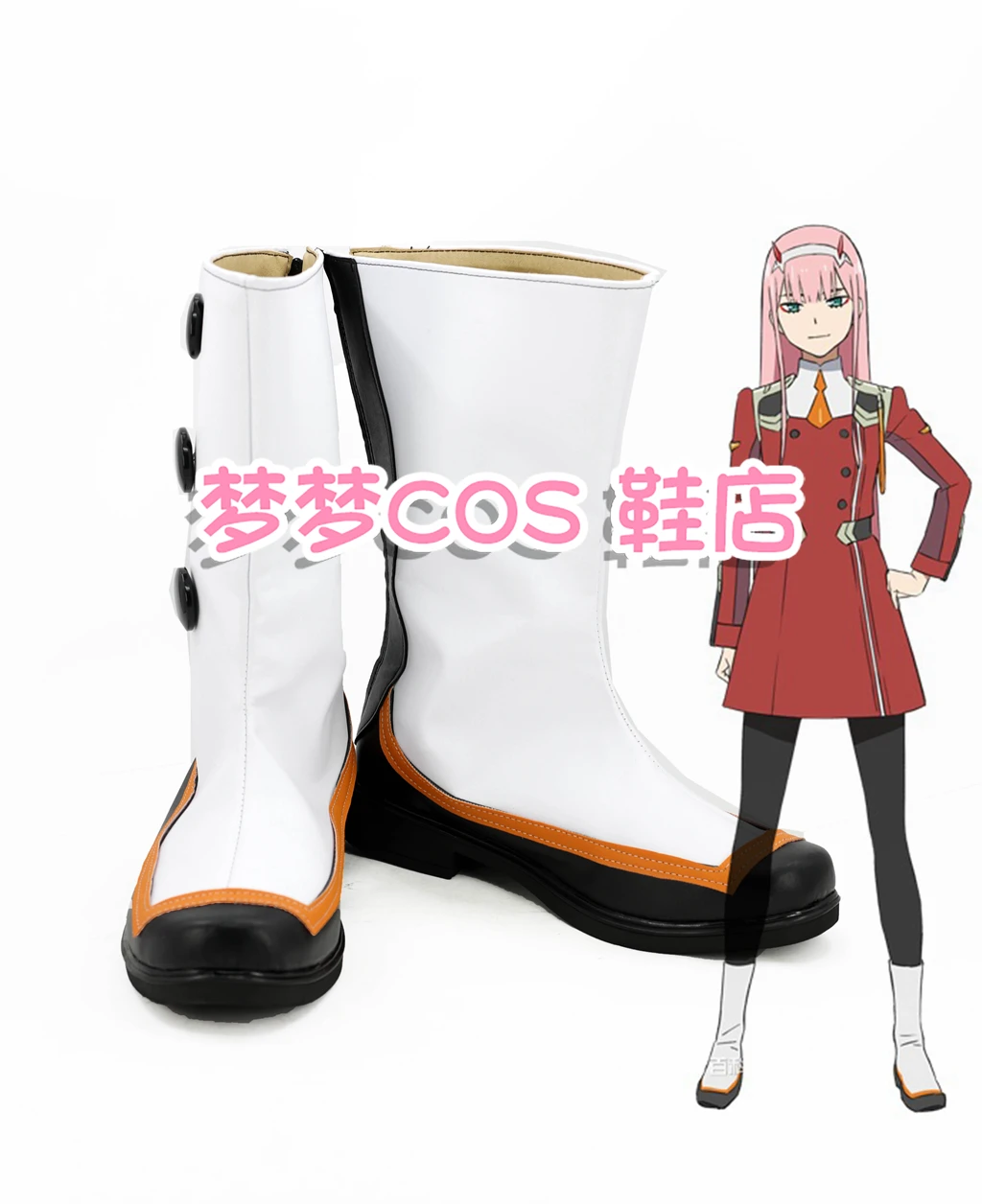 DARLING in the FRANXX ZERO TWO CODE: 002 zapatos de Cosplay botas mujeres Anime disfraces de Halloween accesorio hecho a medida