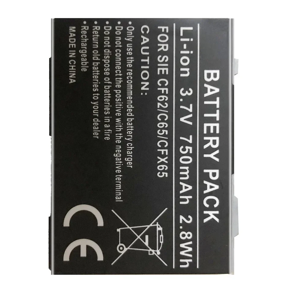 CX65,M65,S65   750mAh  Replacement Battery for Siemens CXI70,CXT65,CXT70,CXV65,CXV70,M65,M75,M8,S65,S65V,S66,S75,SK65,SP65
