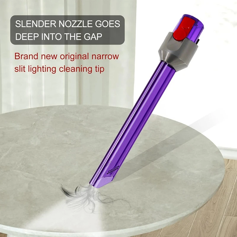 N85R-para Dyson V12/V10 herramienta de boquilla para hendiduras delgada/Digital + adaptador inferior accesorio de aspiradoras inalámbricas de repuesto