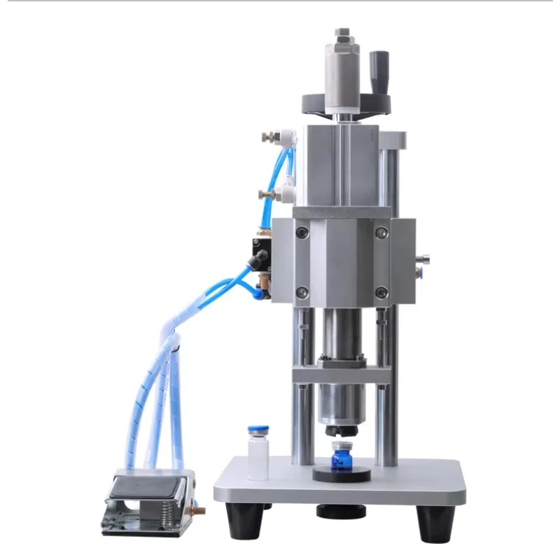

Semi-automatic Pneumatic Capping Machine for Glass Bottle 13mm 20mm