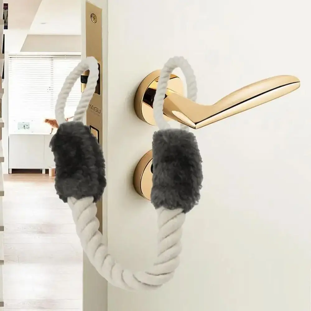 Sailor Knot Cotton Rope Doorstop Finger Pinch Guard Wear Resistant Handle Cushion Protector Simple Installation Anti-collision