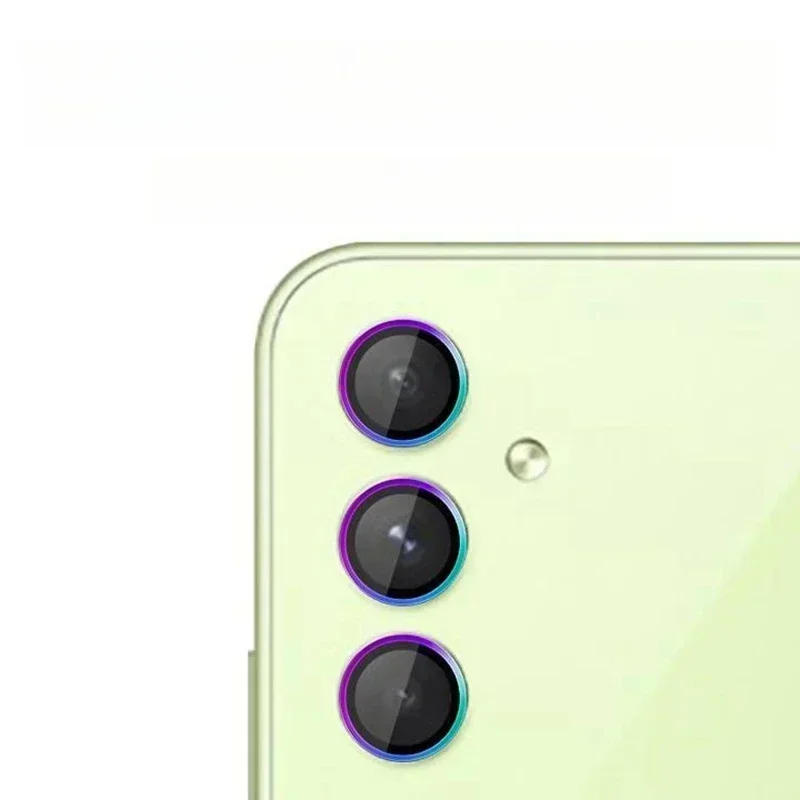 วงแหวนติดเลนส์กล้องสำหรับ Samsung Galaxy A55 A35 A25 A05S A15 5G ฝาครอบเคสป้องกันหน้าจอโลหะป้องกัน A14 A34 A54