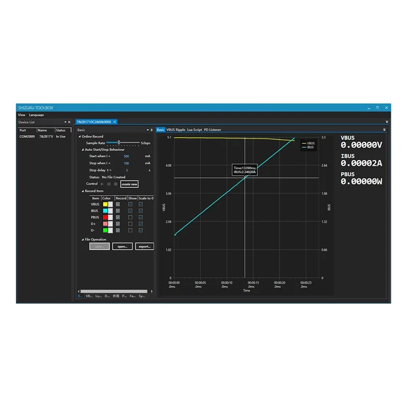 ABBK-YK003C USB-тестер Вольтметр Амперметр TYPE-C Быстрое обнаружение заряда Измерение емкости триггера Измерение пульсаций
