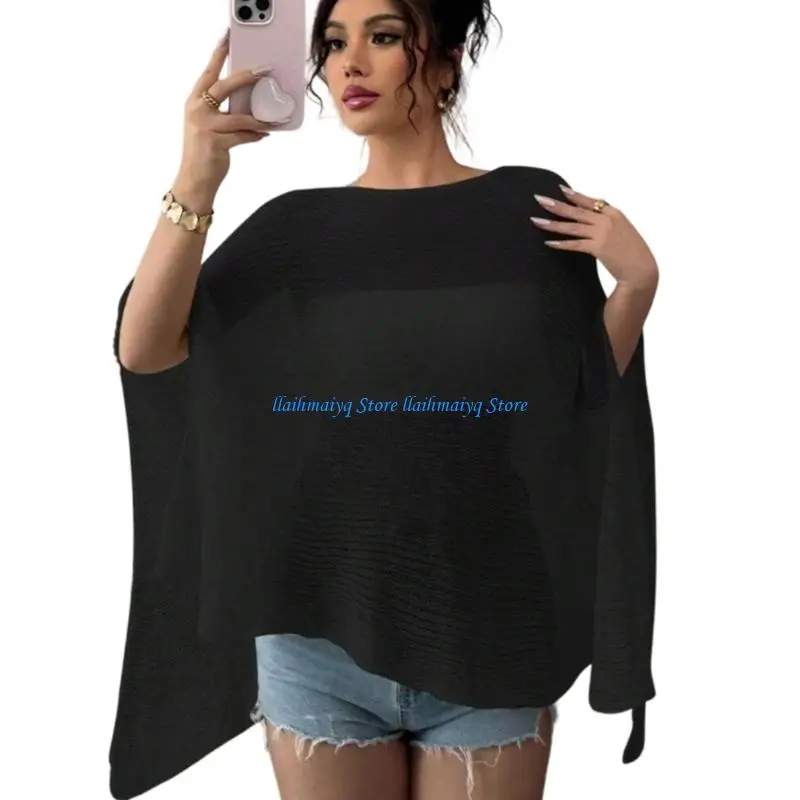 573B Comfortable See Through Sun Shawl Easy To Carry And Machine Wash