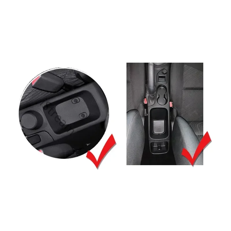 مسند ذراع السيارة صندوق لبيجو 308 2008 2009 2010 2011 2012 T7 SW/سيتروين C4 2011 التحديثية أجزاء مركز صندوق تخزين ملحقات USB