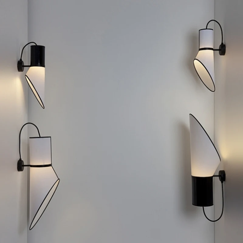 

Nordic LED wall light living room background wall bedroom bedside lamp homestay restaurant corridor wall lamp Art Decoration