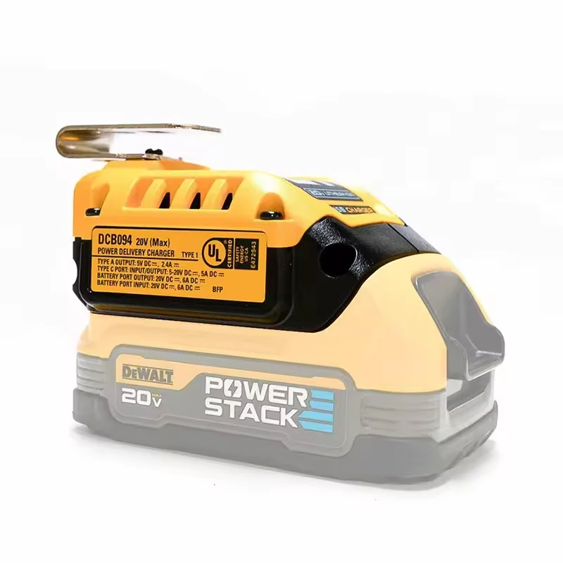 DEWALT DCB094 Multifunctional Adapter 20V/60V FLEXVOLT 5 AMP CHARGING Converter DCB090 Upgraded Version Bare Machine