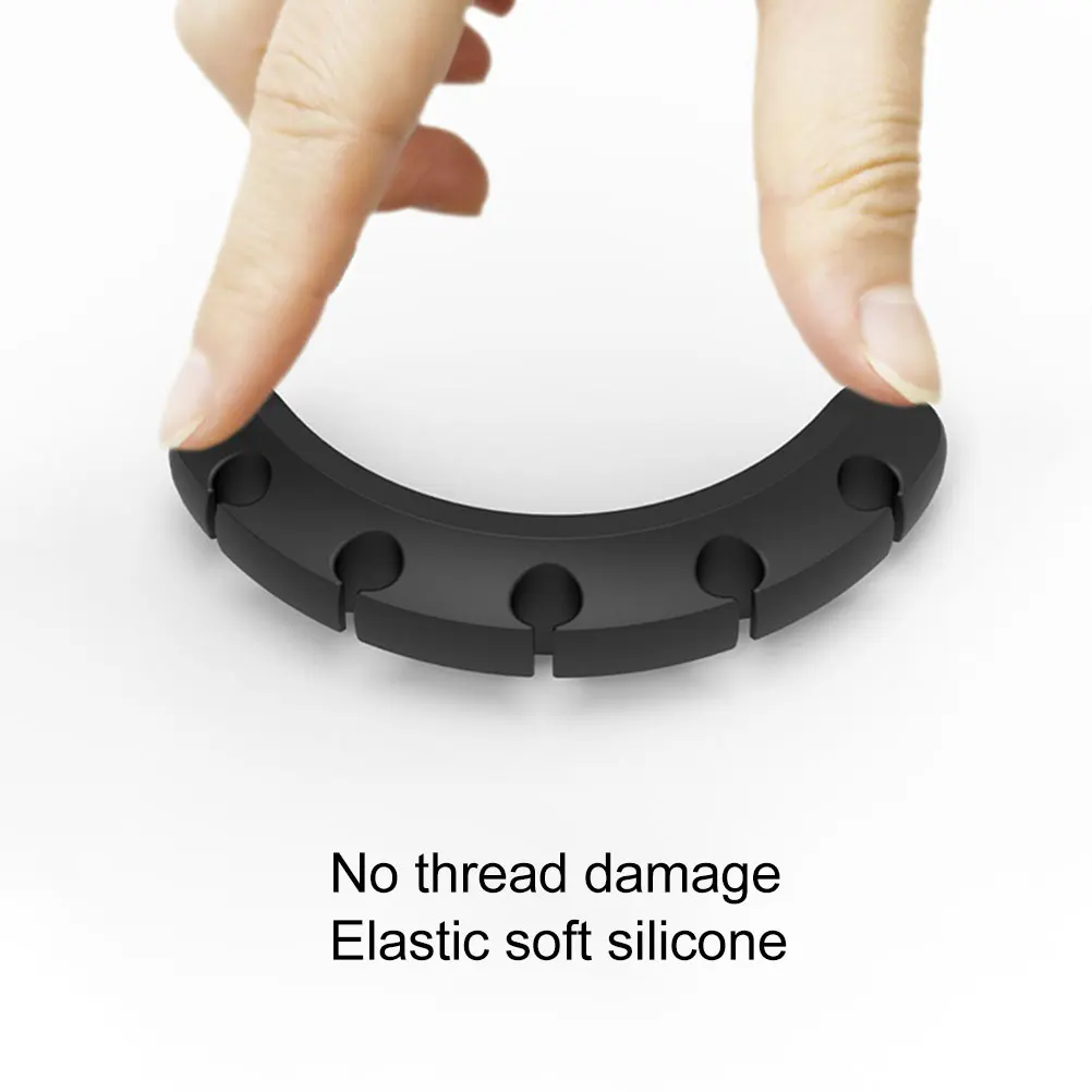 

Soft Silicone Desk Cable Organizers For Headphone Wire Management Power Cord Holder Adhesive Clips