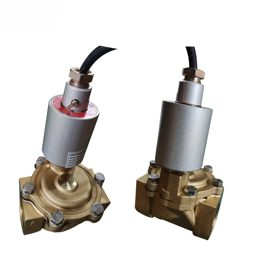 EX proof solenoid valve brass material flow solenoid valve 1.5