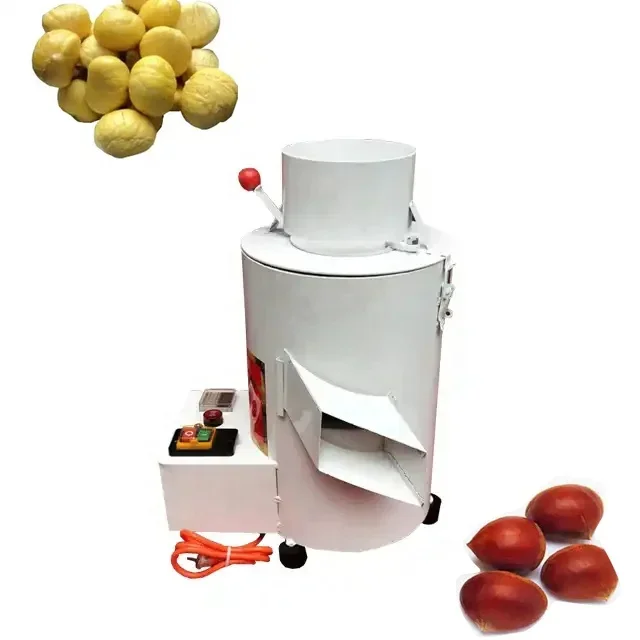 

Double Chain Chestnut Sheller Cracker Machine Nut Skin Opening Cutting Shelling Machines Price For Sale