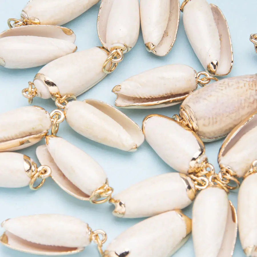 1pc Natural conch Shell Abalone Shell Scallop Pendant DIY Jewelry Bracelet Wind chimes for Women and Men (38 styles)