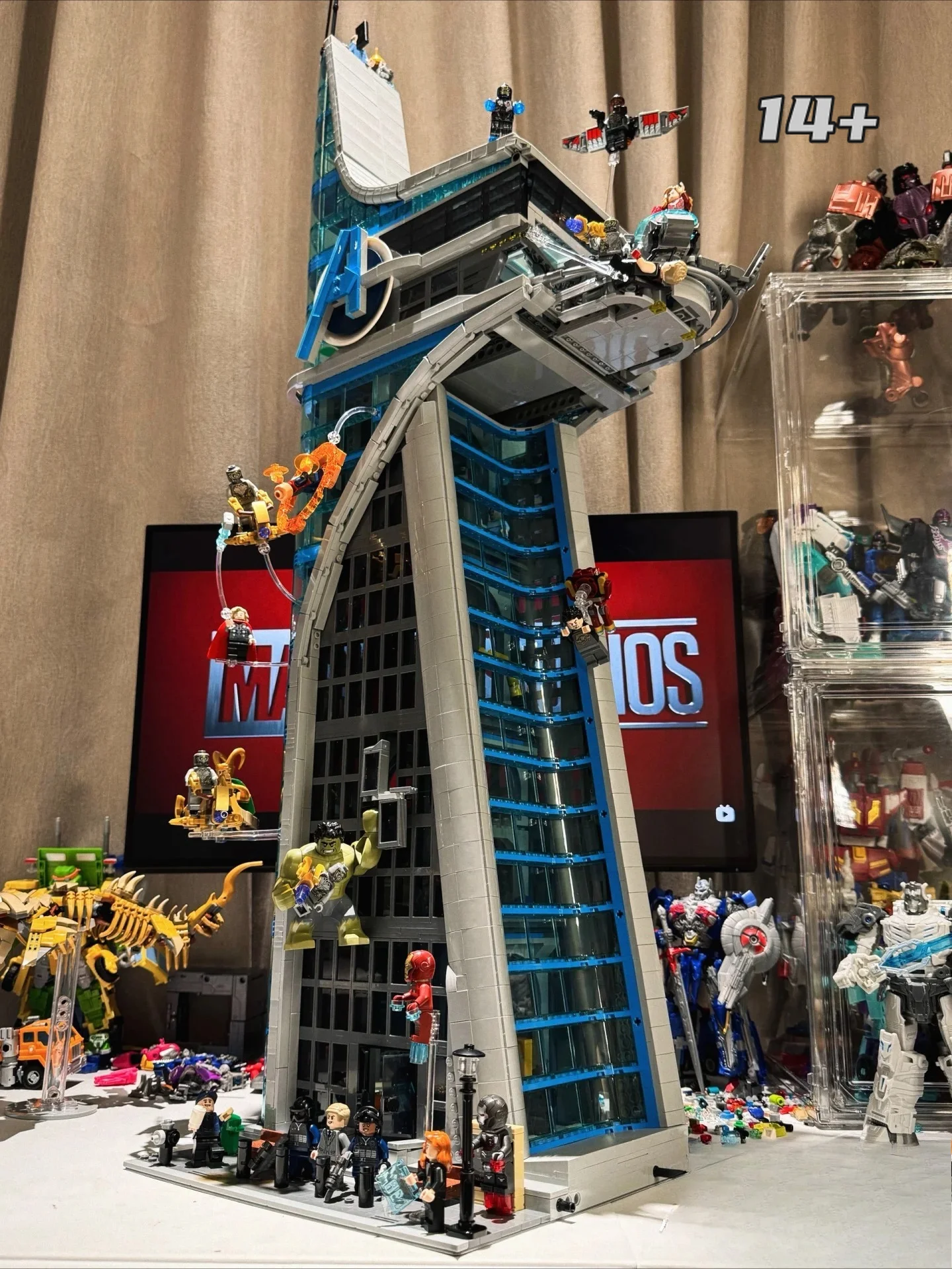 

Инновационные строительные блоки Disney 76269, 5201 шт., игрушка The Daily Bugle Avengers Tower Heroes, игрушка для детей, подарки на Рождество и праздники