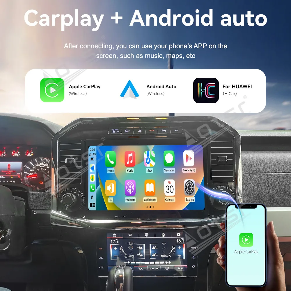 

Android 14 Autostereo Carplay Car Radio Player GPS Navigation For Ford Raptor F150 2009-2014 Head UnitAuto Multimedia Stereo