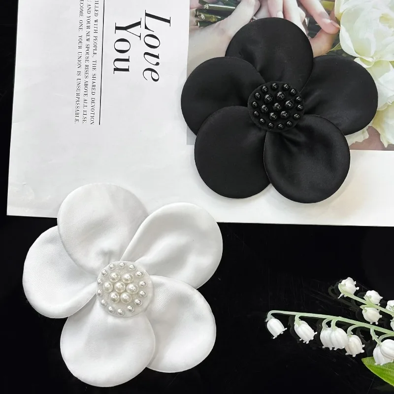 

10 /20 Pieces, Exquisite and Fashionable Three-dimensional Flowers Pearl Fabric, Decorative Cloth, Clothing, Luggage Accessories