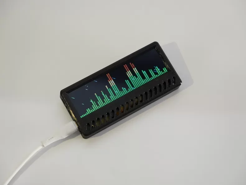 3D Printing Music Spectrum 3.0 DIY Kit with Wired Bluetooth Receiver High Frame Rate And High Response for Audio Enthusiasts