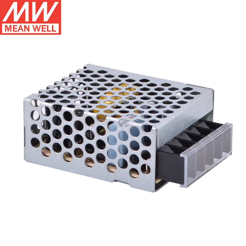 Mean Well New RS-15 RS-25 RS-15-5/12/15/24/48V Switching Power Supply DC Industrial Low Power