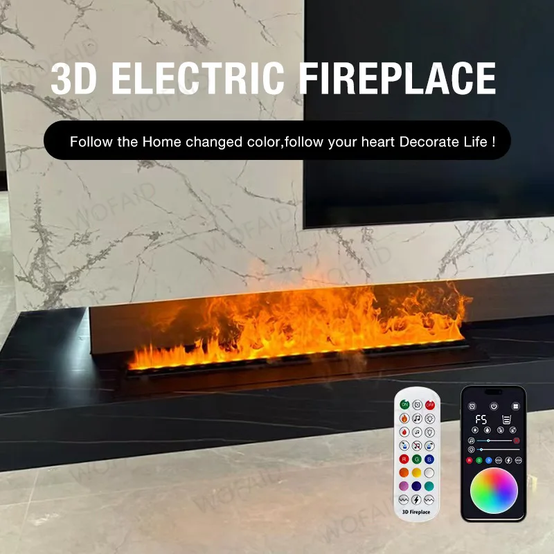 

Nordic Frost-Proof EU Ecodesign 2025 Ready Vapor Fireplace Carbon Neutral Mist Fireplace: Solar Compatible With Reomote Controll