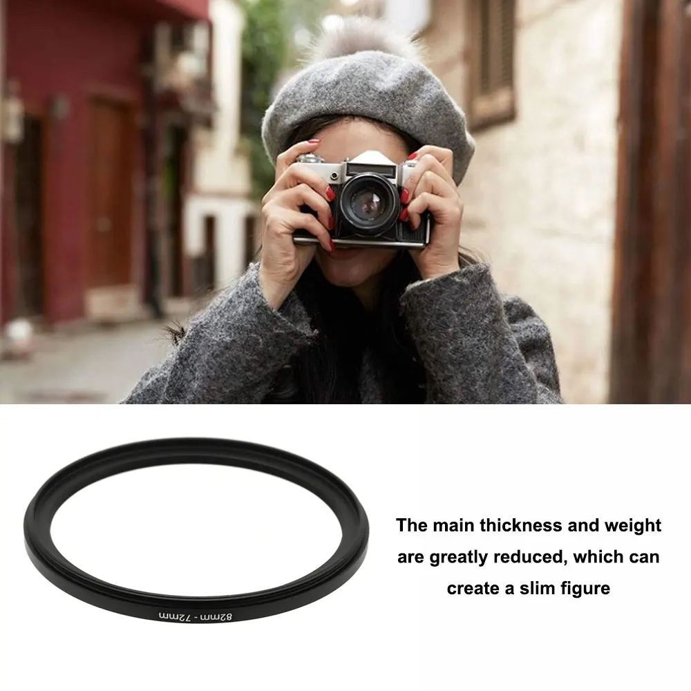 LinGo 82-62/82-67/82-82/82-86/82-72/82-95/82-105mm Step-Up & Step Down Lens Adapter Filter Ring UV ND CPL GND Lens Hood