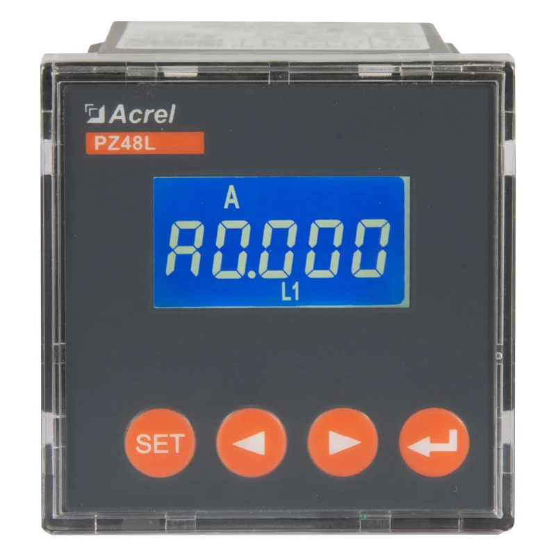 Three Phase AC Ammeter PZ48L-AI3 Measurement of Three Phase AC Current With LCD Display