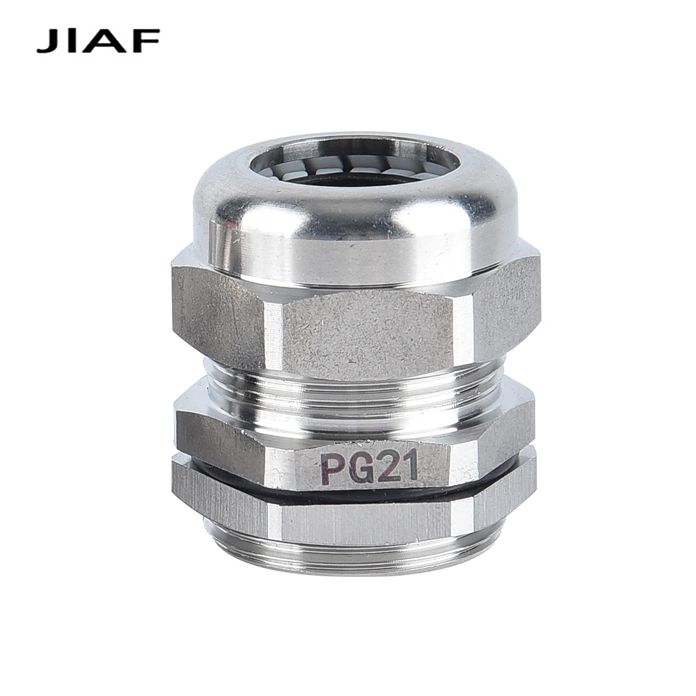 1PCS G1/4-G2 Waterproof Stainless Steel Cable Gland 304SS Connector IP68 Wire Lock Connector