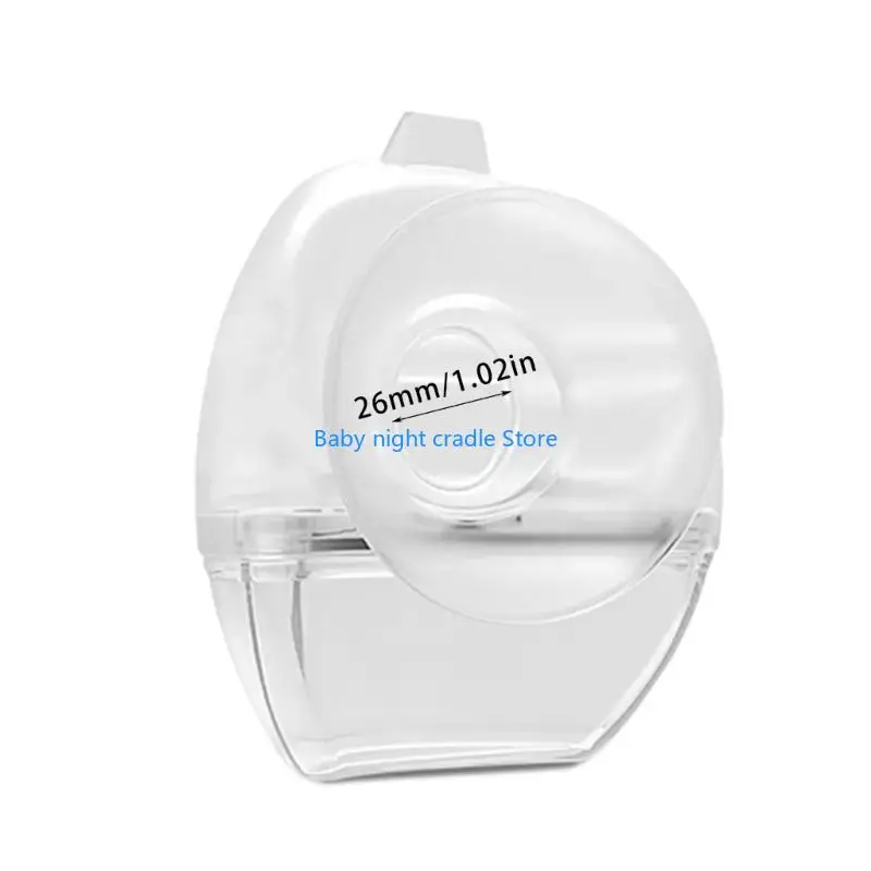 J2FF جامع حليب الثدي القابل للارتداء، جهاز التقاط حليب الثدي بعد الولادة من السيليكون لمنع تسرب الحليب مضخة الثدي اليدوية #6