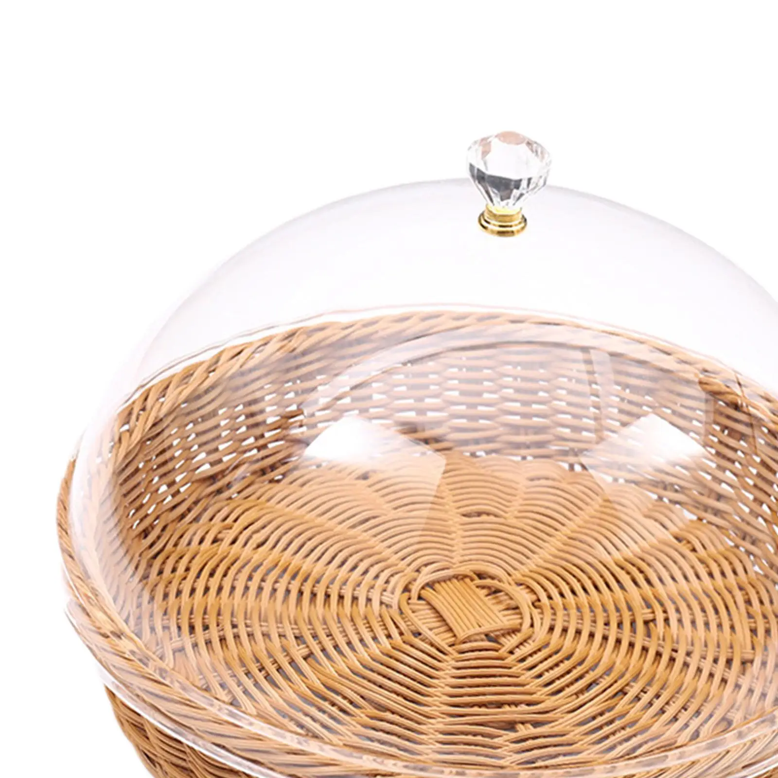 Bread Basket Multipurpose Breakfast Basket Snack Cookies Display Food Serving Basket for Camping Home Party Living Room Desk